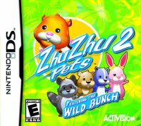 Zhu Zhu Pets 2: Featuring The Wild Bunch Nintendo DS US box art
